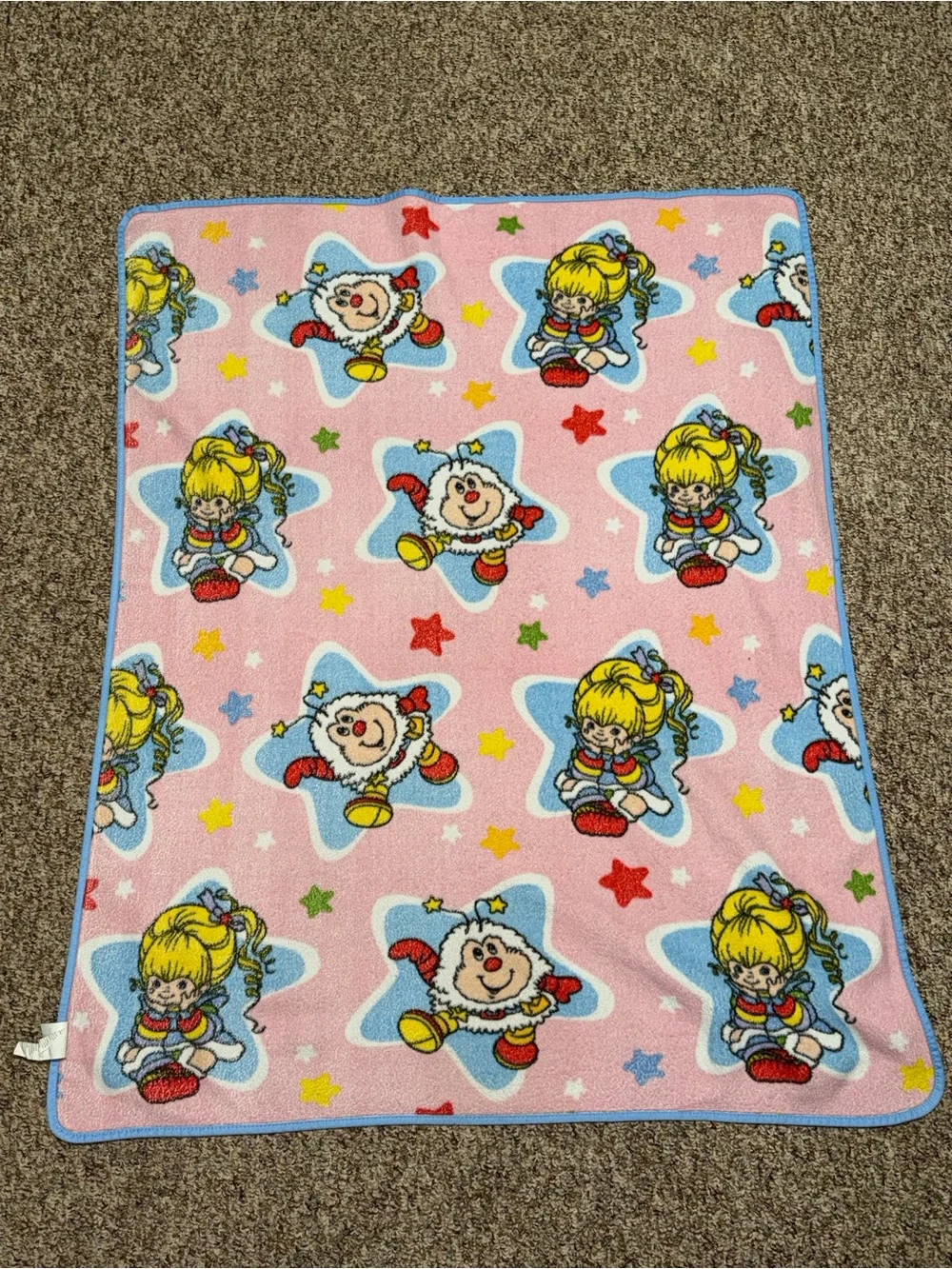 Jay franko hallmark Rainbow Brite twink Pink Kids Blanket throw blanket 39x49